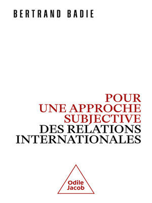cover image of Pour une approche subjective des relations internationales